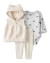 Talle: 18 y 24 Meses - Carter's - Sherpa/Microfleece - Set de 3 Piezas Chaleco