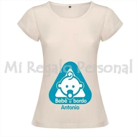 Remera de Mujer Embarazada. Podes Personalizarla!