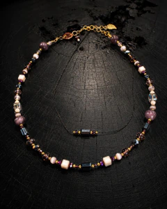 Art. 2510 Collar Pierre vino gold. - comprar online
