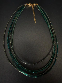 Art. 2409 Collar Jackie gold azulino.