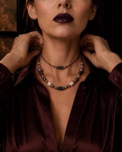 Art. 2510 Collar Pierre vino gold.