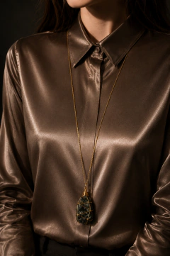 Art.2305 Collar Noir Brut gold negro. en internet