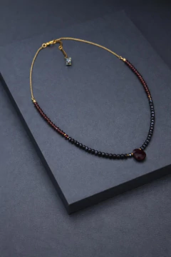 Art.2304 Collar corto combinado Colette vino.