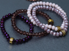 Art. 2030 Pulsera elástica cristales. - comprar online