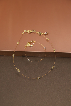 Art.2192 Collar simple Scarlette gold.