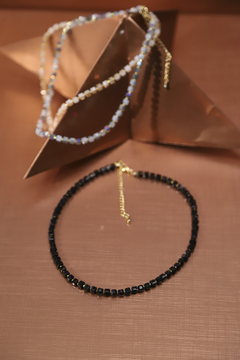 Art. 2402 Collar cubos cristale laminado en oro, gold (copia) (copia) Mariposa - (copia) - (copia) - tienda online