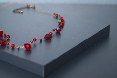Art. 2201 Collar Cecile tejido gold rubi. - comprar online