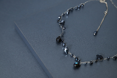 Art. 2201 Collar Cecile tejido silver azulino. (copia) - comprar online