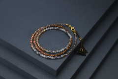 Art.2305 Pulsera/ collar largo Colette gold ambar. - comprar online