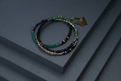 Art.2321 Set de tres collares en combinación Colette gold verde Ingles.