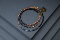 Art.2305 Collar/pulsera largo Colette gold negro. (copia) - comprar online