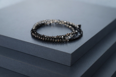 Imagen de Art.2321 Set de tres collares en combinación Colette silver negro y gris cristal.