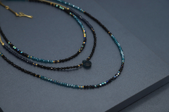 Art.2303 Collar corto Colette azulino gold.(copia) - (copia) - comprar online