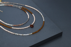 Art.2304 Collar corto combinado Colette silver ambar. - (copia) - comprar online