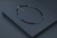Art.2305 Collar largo/pulsera Colette silver azulino. - (copia)