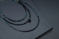 Art.2321 Set de tres collares en combinación Colette silver azulino. - (copia) - comprar online