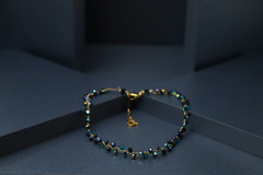 Art.2317 Gargantilla Chantale verde ingles gold. - (copia) - Sacre Coeur bijou