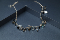 Art.2319 Collar silver Emily negro. - comprar online