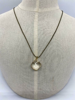 1994 Collar corto Pendulo bronce. - comprar online