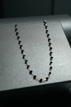 Art. 2400 Collar Josephine silver negro en internet