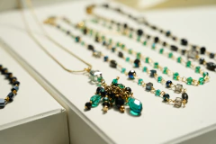 Art.2414 Collar largo Sylvie azulino. - tienda online