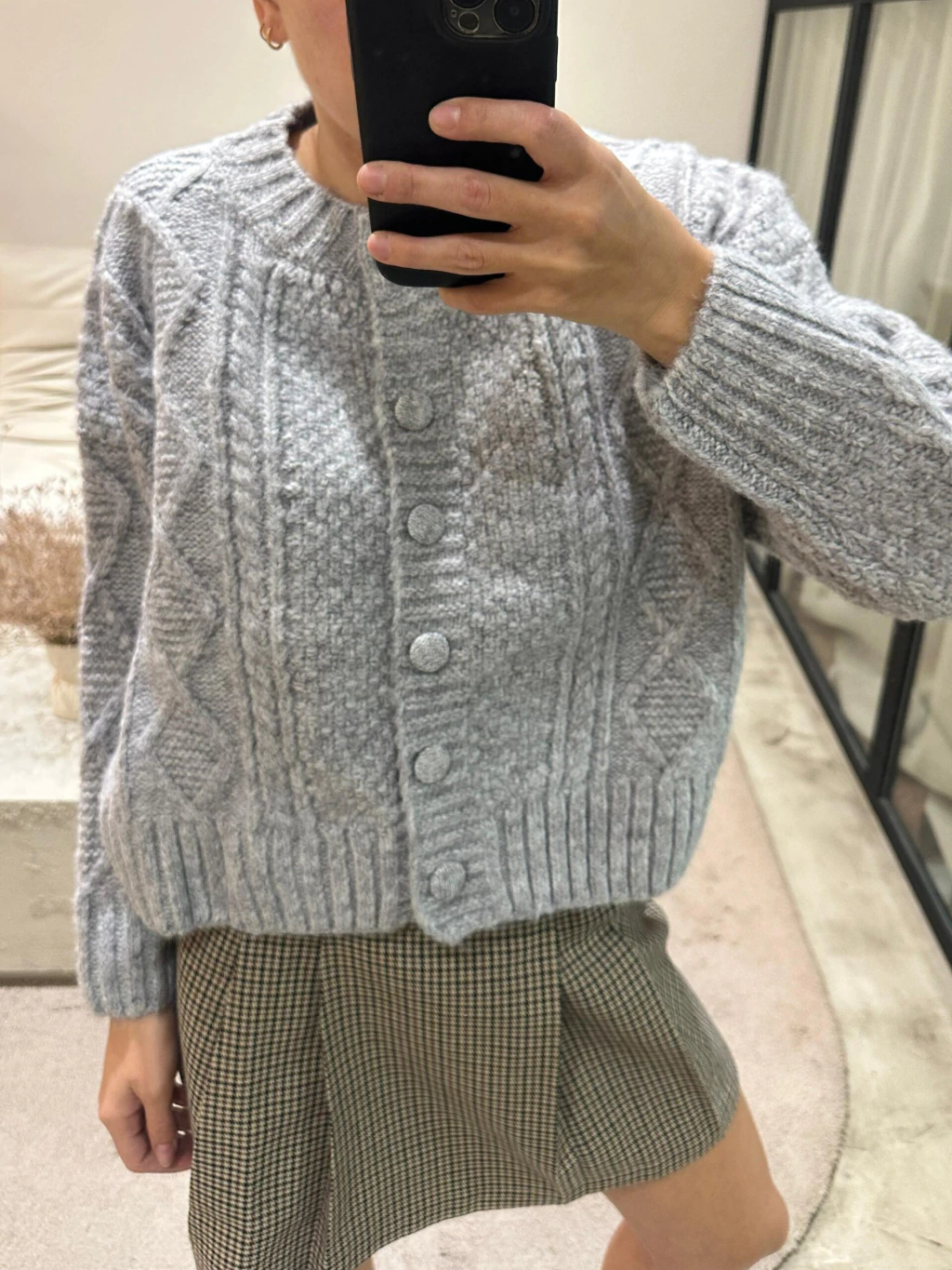 CARDIGAN LENNOX GRIS