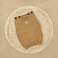 Chaleco tejido "TOSTADO" - comprar online