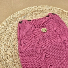 Chaleco tejido "ROSA" - Baby Room - Mamá y Bebé