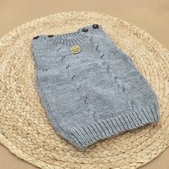 Chaleco tejido "GRIS" en internet