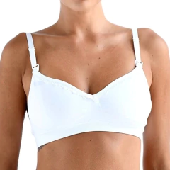 Corpiño maternal "SIN COSTURA BLANCO" - comprar online