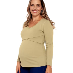 Remera LACTANCIA "BEIGE" - comprar online