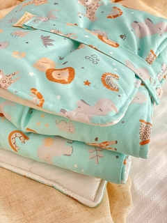 Cambiador Grande "SAFARI AQUA" - comprar online