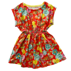 Vestido "ESMERALDA CORAL"