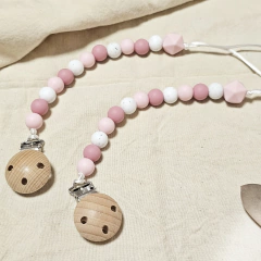 Portachupete Silicona "ROSAS HEXA" - comprar online