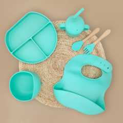 Set Completo de Silicona para Comer "AQUA" - comprar online