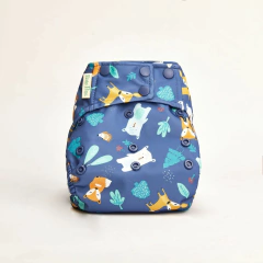 Pañal ecológico "ANIMALES AZULES" - comprar online