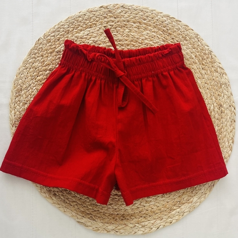 SHORT TUSSOR ROJO