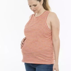 Musculosa Embarazo "LULA NARANJA"