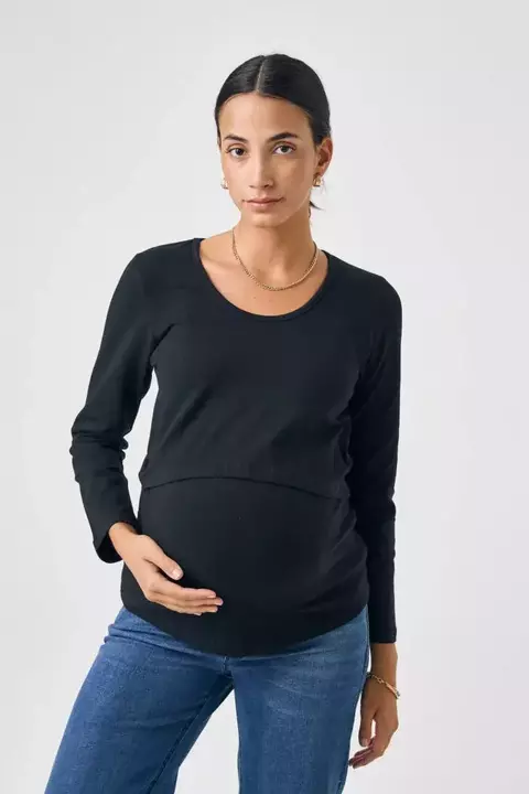 Remera LACTANCIA "NEGRA" - comprar online