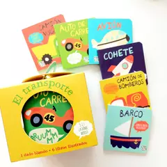 Dado blando + 6 libros ilustrativos : El transporte - comprar online
