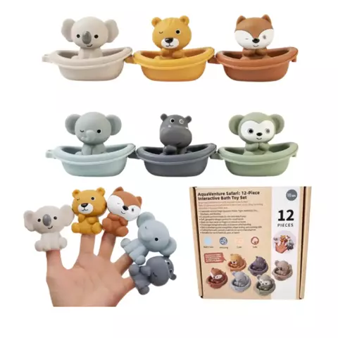 Set Didáctico De Barquitos Y Títeres Safar