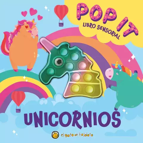 Pop it Libro Sensorial - Unicornios