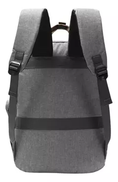 MOCHILA MATERNAL GRIS CON CAMBIADOR Y PORTACHUPETE. SKORA - tienda online