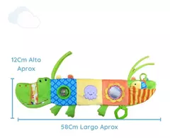 Barral Cuna Sensorial Sonajero Mordillo Cocodrilo Phi Phi Toys