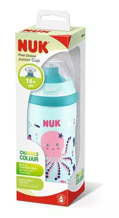 Vaso Nuk Junior Cup 300ml Efecto Camaleon Cambia Color + 18m - comprar online