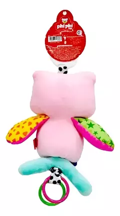 Peluche Cunero Musical Lechuza Rosa Phi Phi Toys en internet