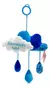 Peluche Con Cascabel Bienvenido Bebe Colgante Nube 25cm Phi Phi Toys en internet