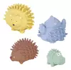 Animales Erizados x4 De Goma Juguete Sensorial Para Bebes