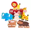 Puzzle Rompecabezas Animales De La Selva Goma Eva 2cm de espesor - comprar online