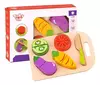 Cortando Vegetales Madera Encastre Abrojo Tooky Toy